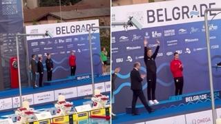 Video / Aplauz i ovacije za Lanu Pudar tokom dodjeljivanja medalja u Beogradu