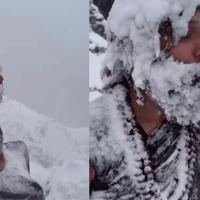 Snimak čovjeka koji meditira usred oluje na Himalajima obišao svijet