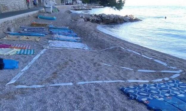 Ovako se u Brelima rezervira mjesto na plaži