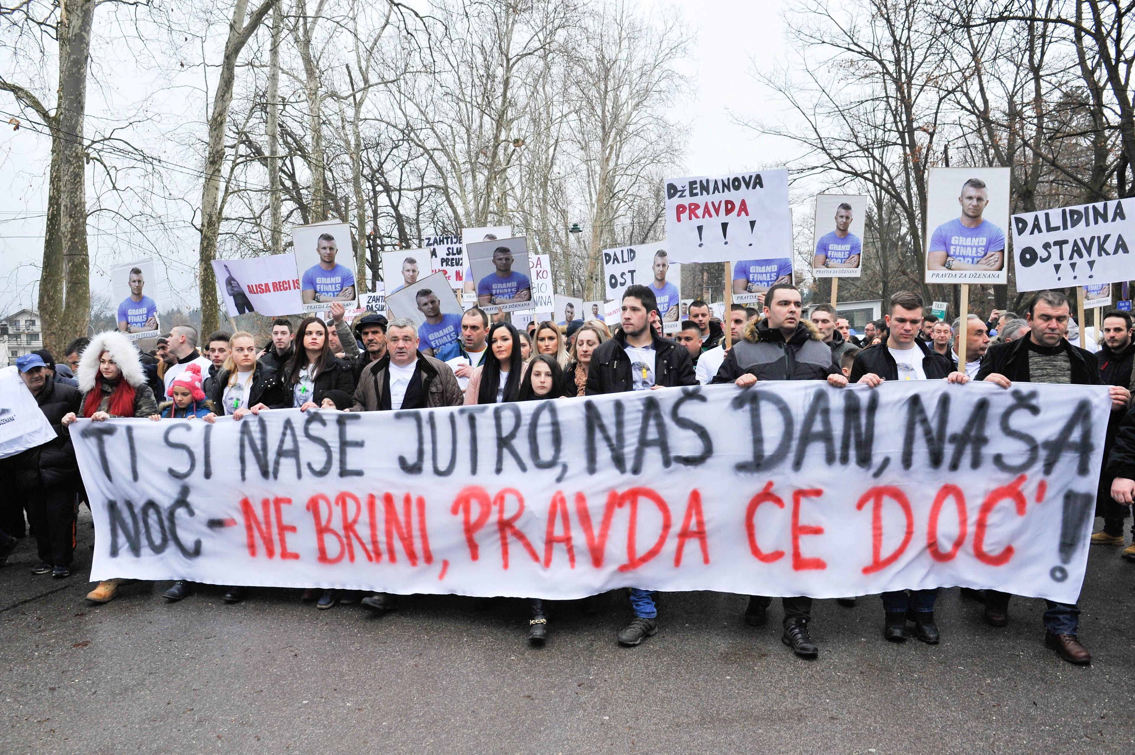 Sarajevo: Danas šesta protestna šetnja za Dženana Memića