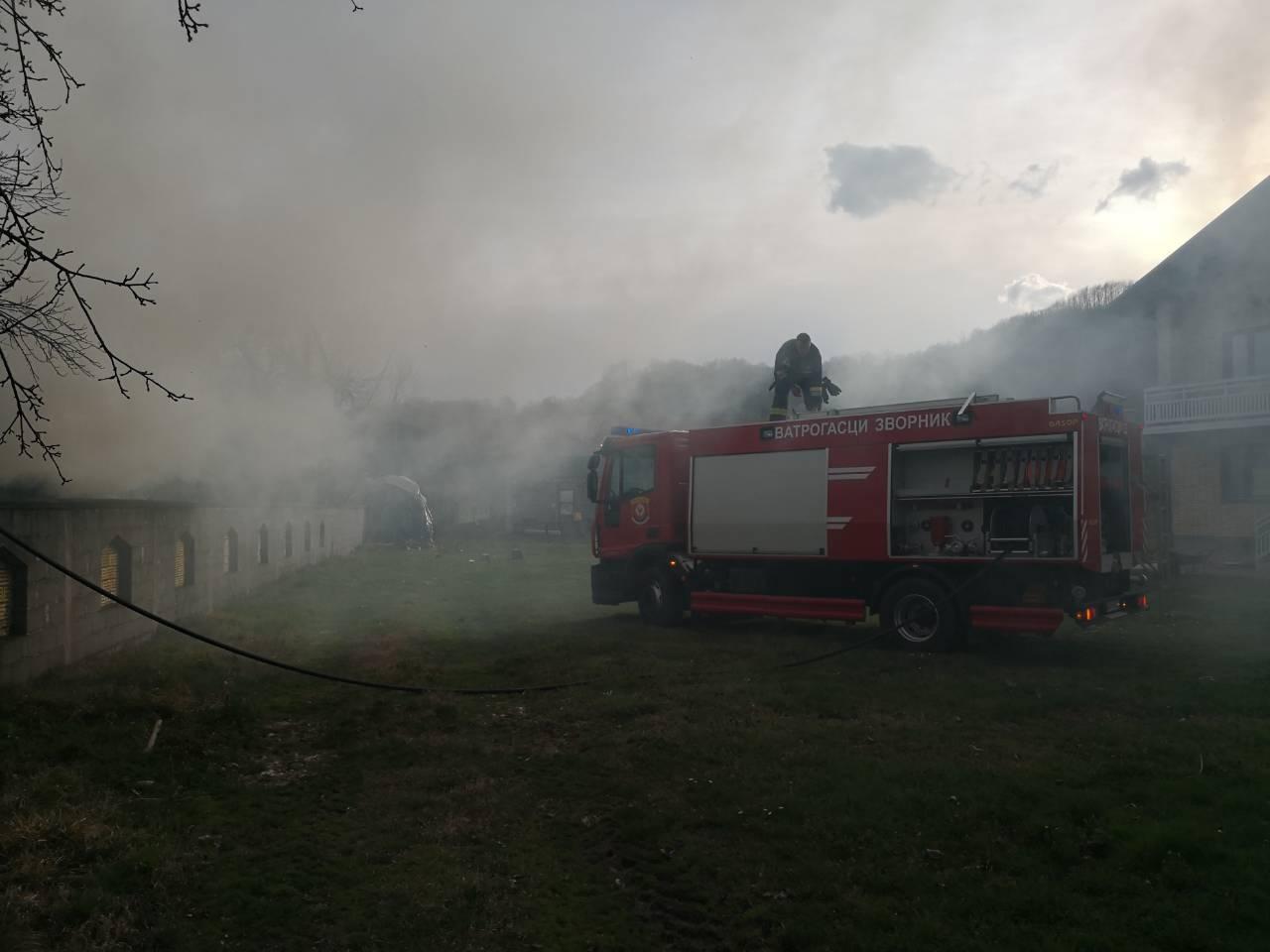 Vatrogasci gasili četiri požara u Zvorniku