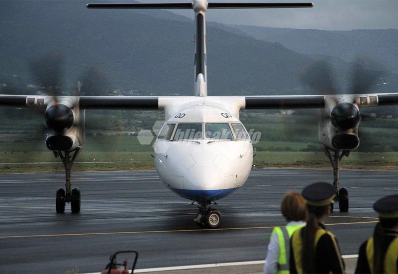 Mostar: Sletio prvi avion na redovnoj liniji za Zagreb