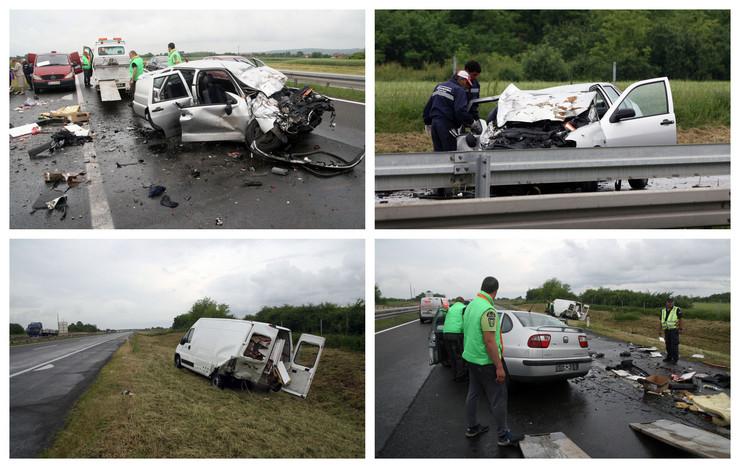 Dječak spavao na zadnjem sjedištu kada je automobil pokosio čovjeka koji je popravljao vozilo