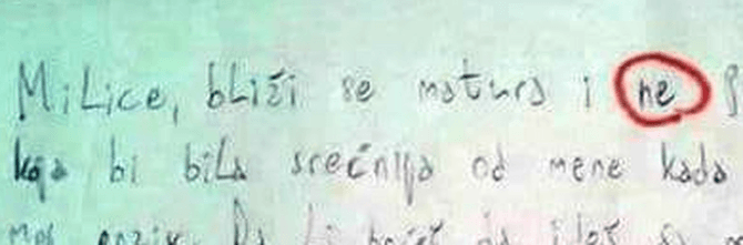 Pozvao je simpatiju na maturu na genijalan način: Ona ga je odbila, i to na bolan način