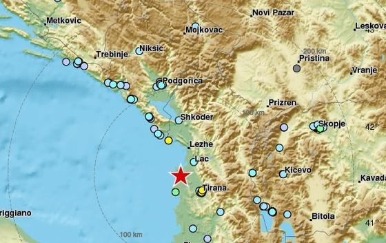 Zemljotres jačine 5,2 Rihtera u Podgorici, epicentar 28 kilometara od Tirane