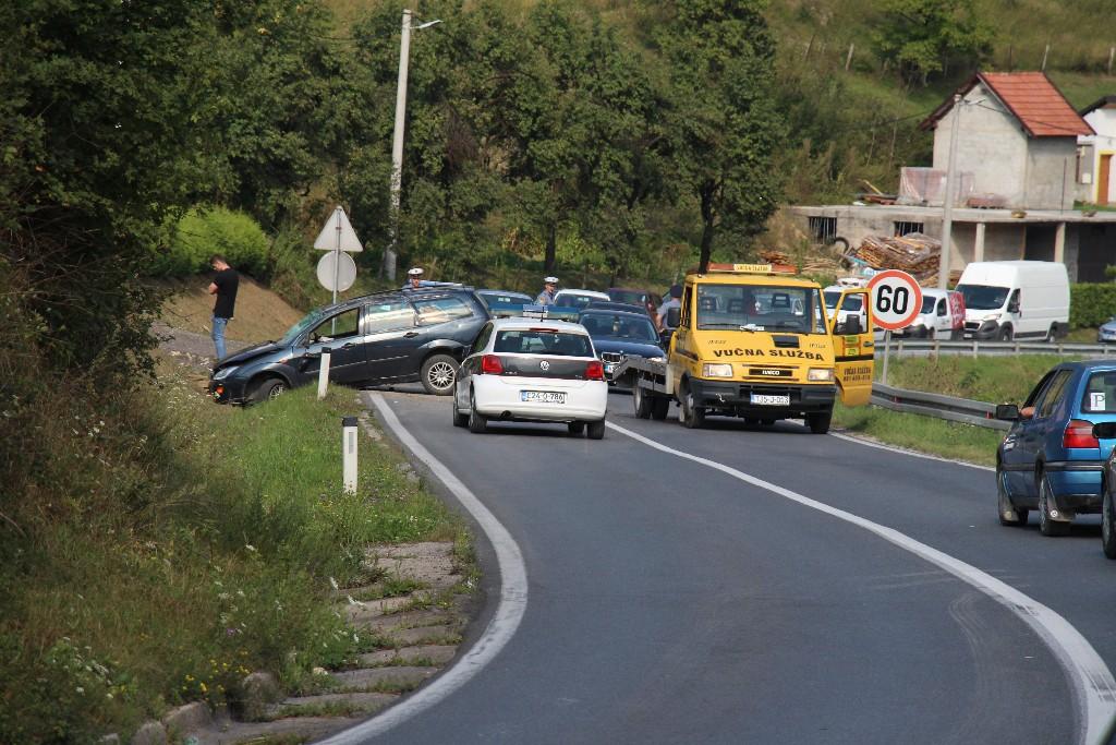 Udes na magistralnom putu Turbe - Travnik