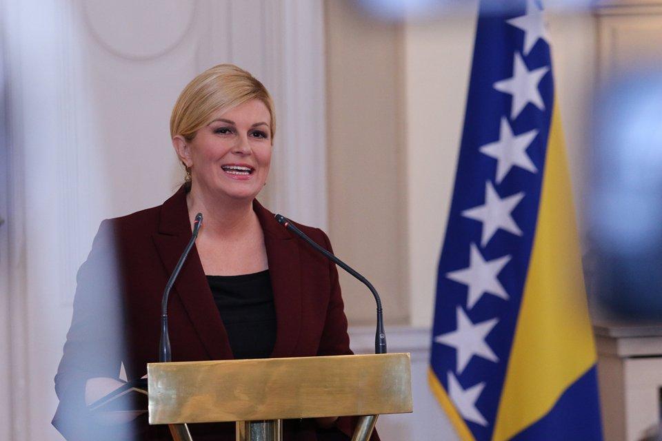 Kolinda Grabar-Kitarović izrazila zabrinutost zbog BiH