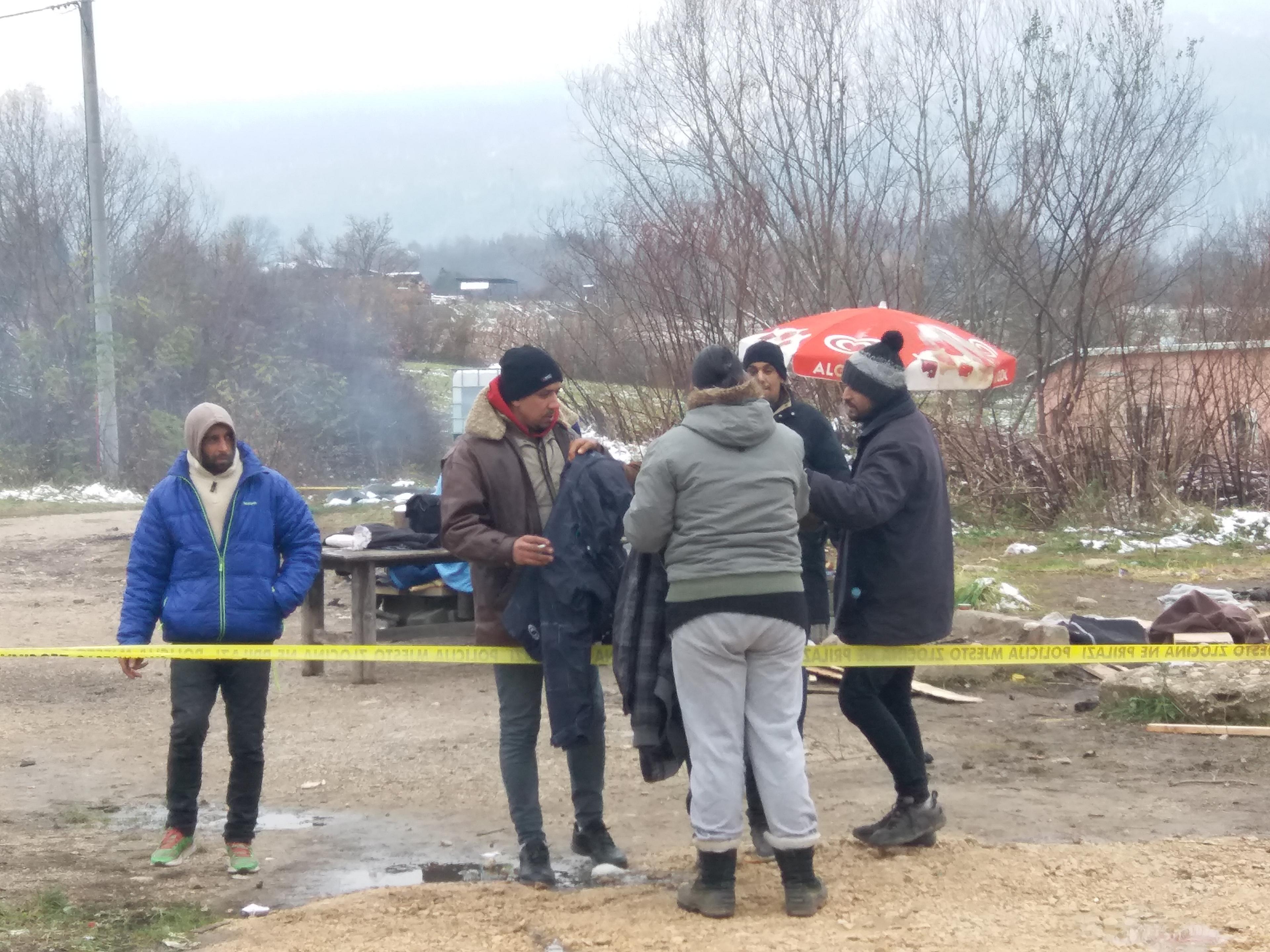 Migranti spavaju na minus pet pod vedrim nebom