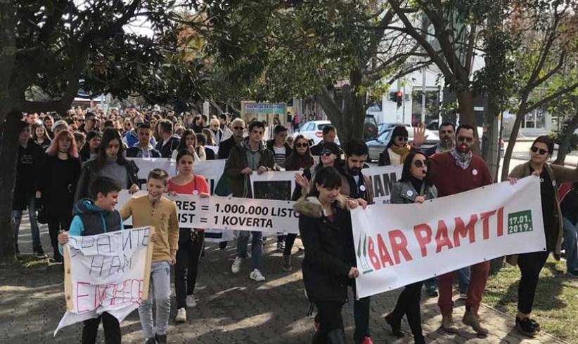 Crna Gora: Građanski protest u Baru, brojni zahtjevi nadležnima