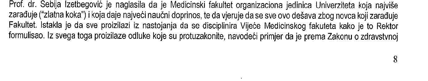 Faksimil zapisnika s posljednje sjednice NNV-a - Avaz