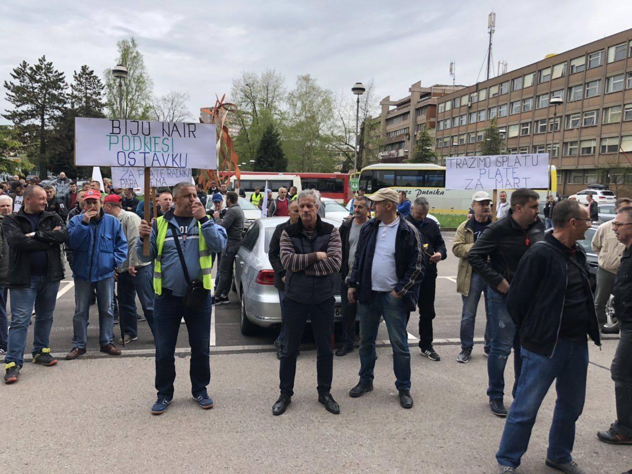 S današnjih protesta - Avaz