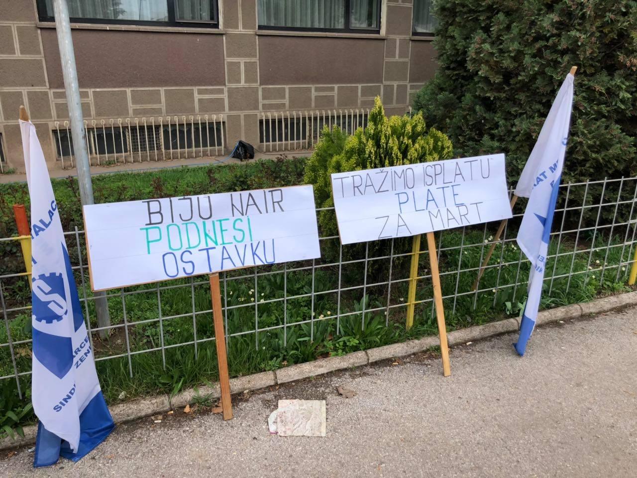 S današnjih protesta - Avaz