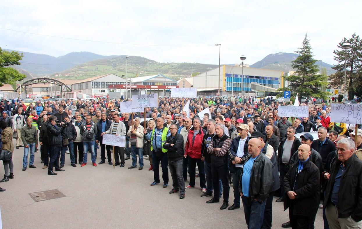 S današnjih protesta - Avaz