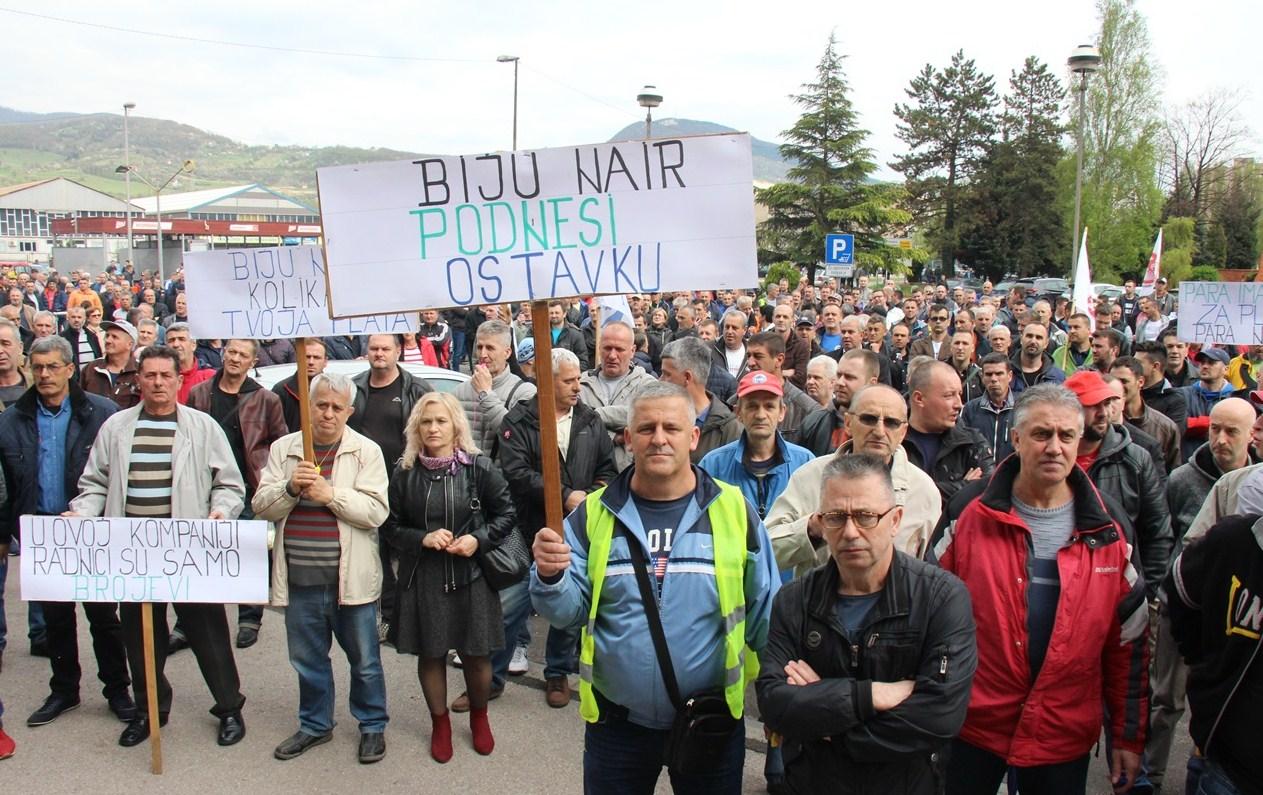 S današnjih protesta - Avaz