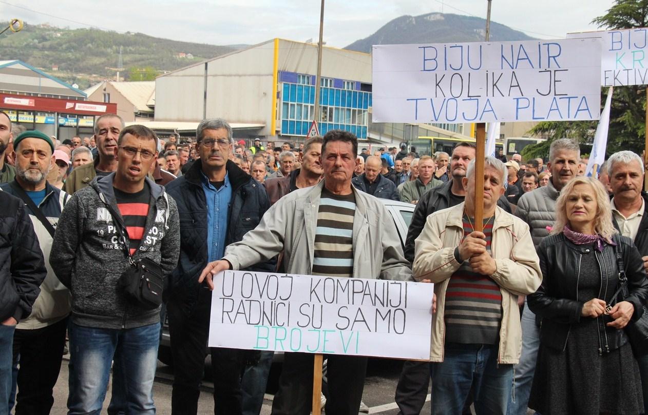 S današnjih protesta - Avaz