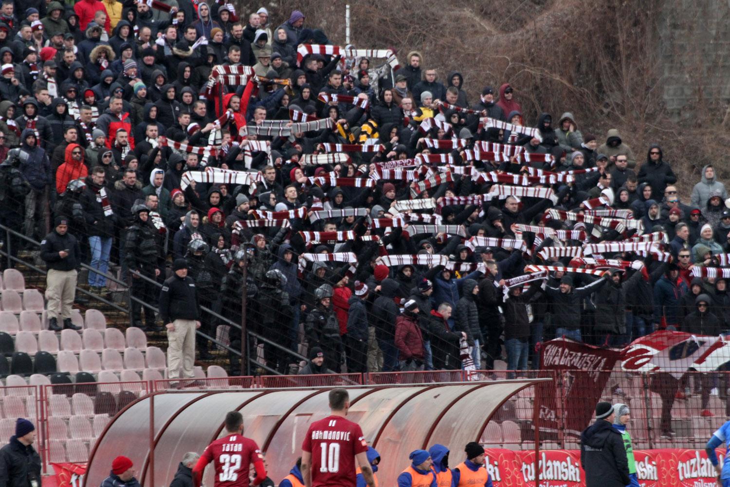 Sarajevo kažnjeno, bez navijača u Tuzli