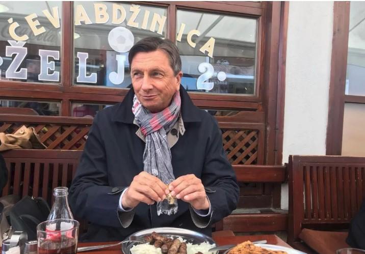 Predsjednik Slovenije Borut Pahor uživao u sarajevskim ćevapima