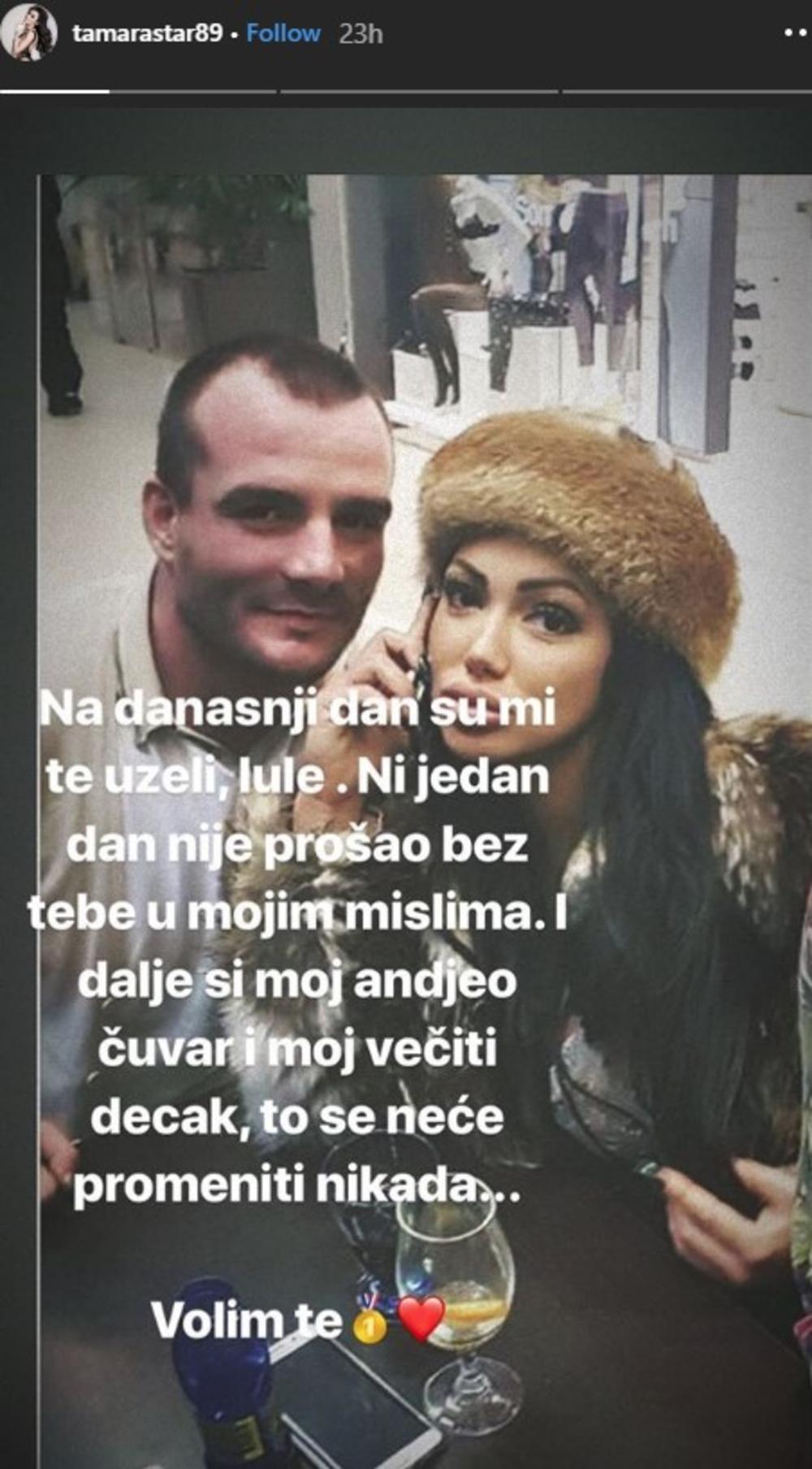 Tamara Đurić podijelila fotografiju na Instastoryju - Avaz