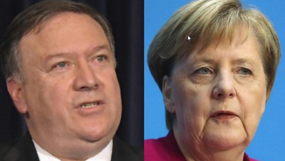 Majk Pompeo i Angela Markel - Avaz