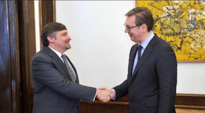 Vučić i Palmer održat će danas sastanak u Beogradu