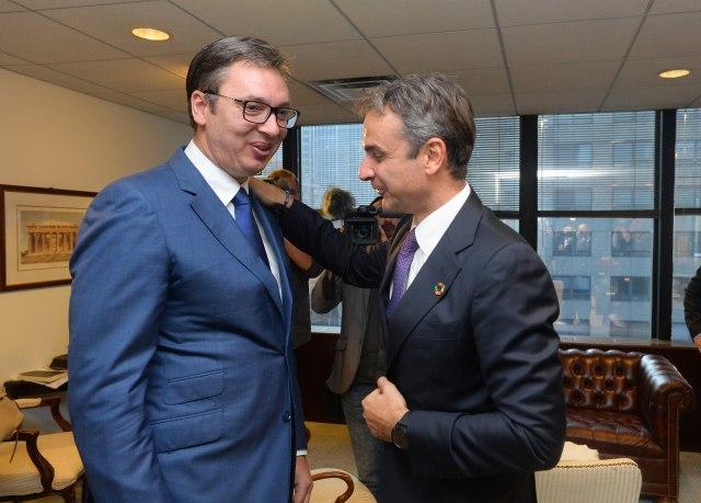 Vučić i Micotakis u Njujorku - Avaz