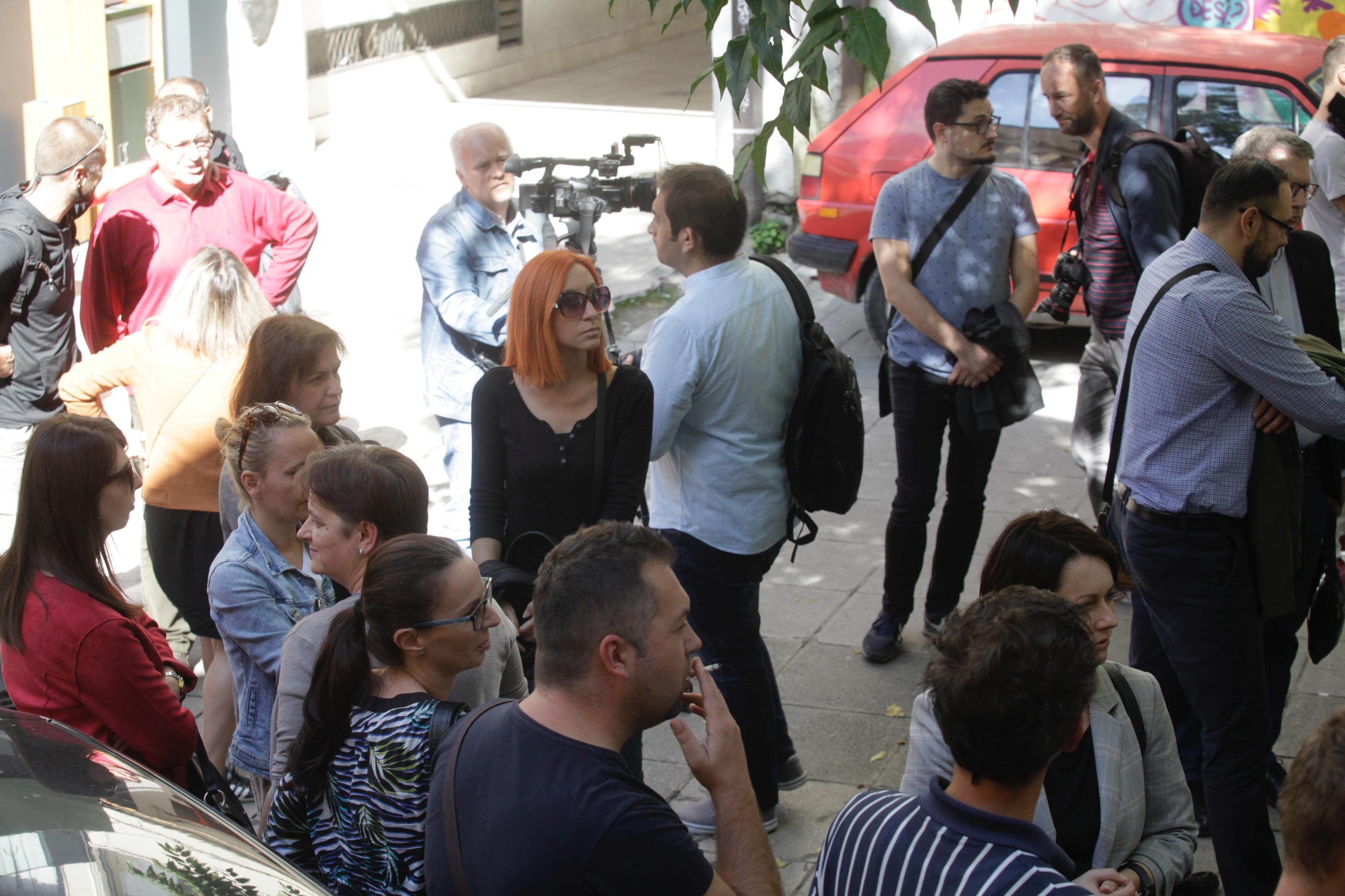 Protesti novinara u Sarajevu - Avaz