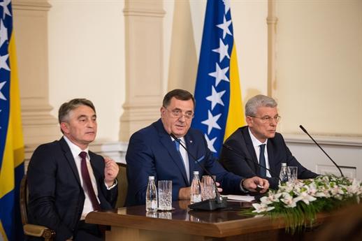 Komšić, Džaferović i Dodik s Pahorom u Ljubljani