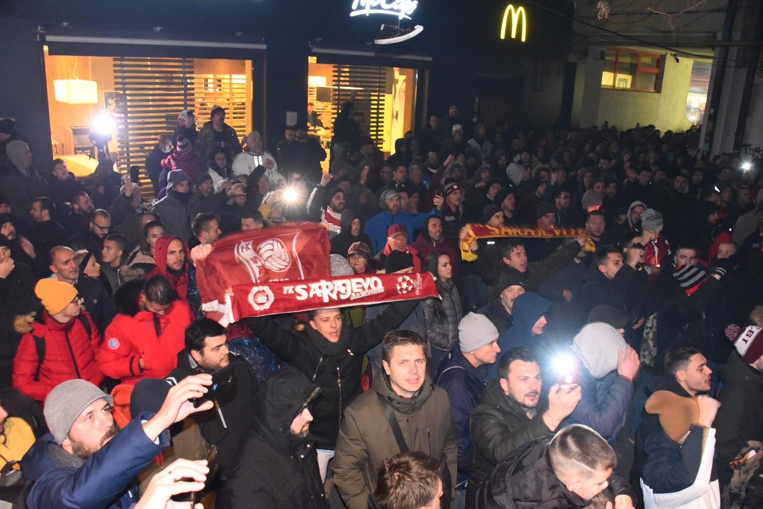 Protesti navijača FK Sarajevo - Avaz