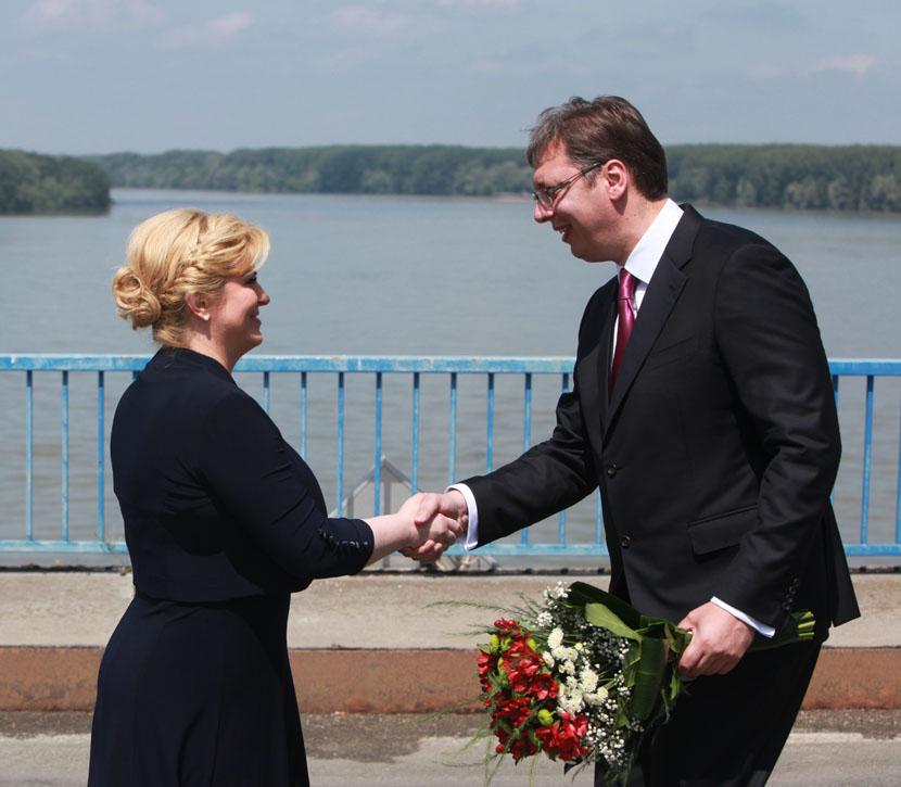 Kolinda Grabar-Kitarović i Aleksandar Vučić - Avaz