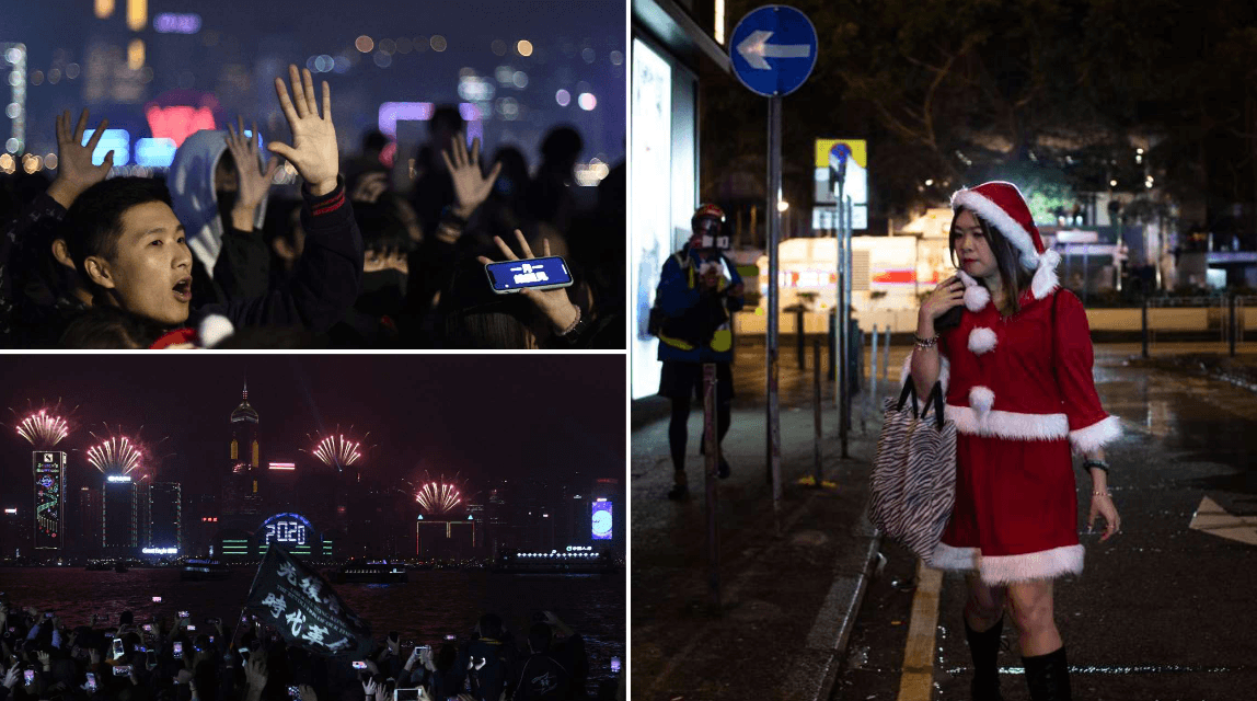 Hong Kong uz proteste ušao u Novu godinu