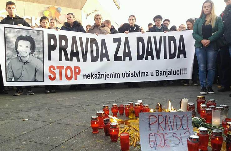 Jedan od skupova grupe "Pravda za Davida" - Avaz