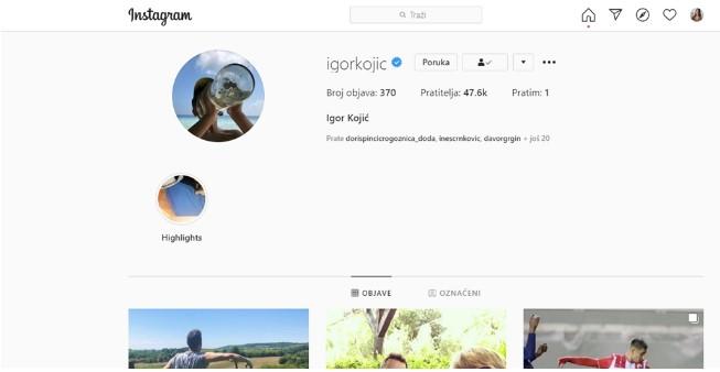 Uklonio fotografiju na Instagramu - Avaz