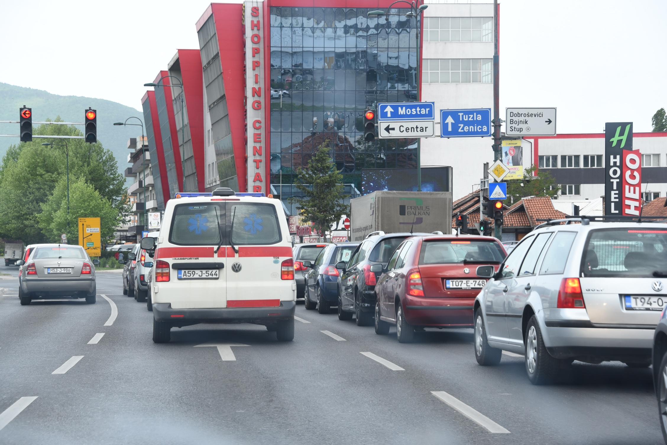 Saobraćajne gužve u Sarajevu - Avaz