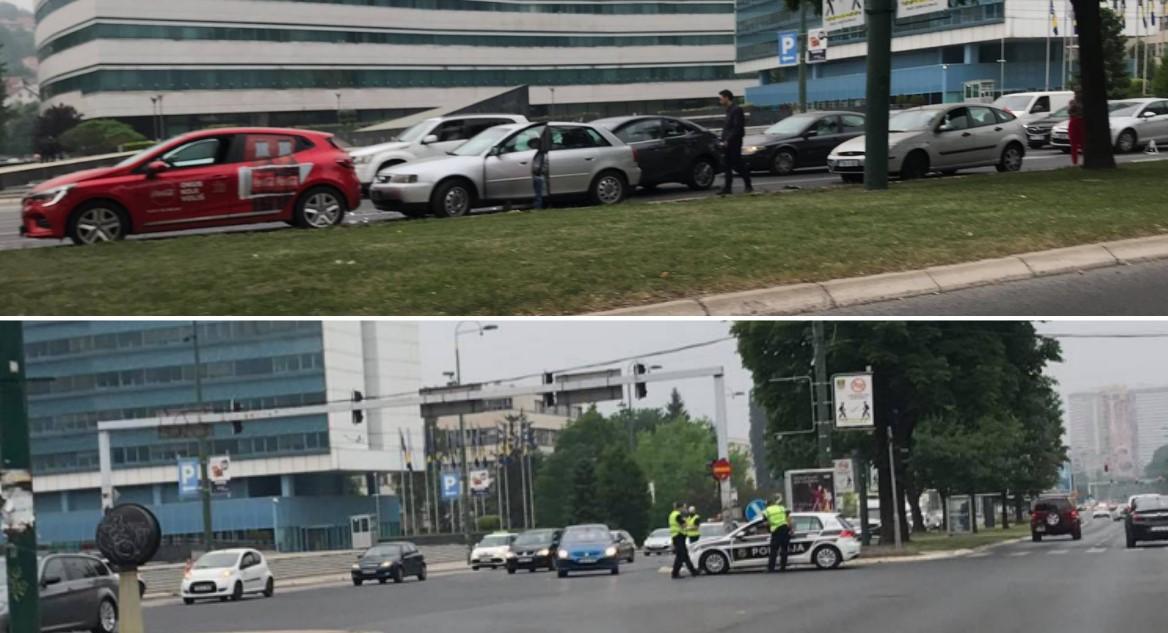 Lančani sudar u centru grada napravio velike gužve