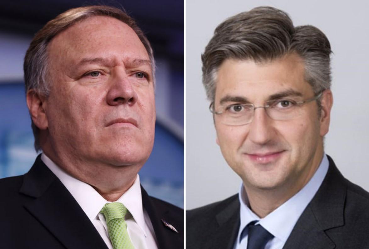 Pompeo i Plenković razgovarali i o BiH