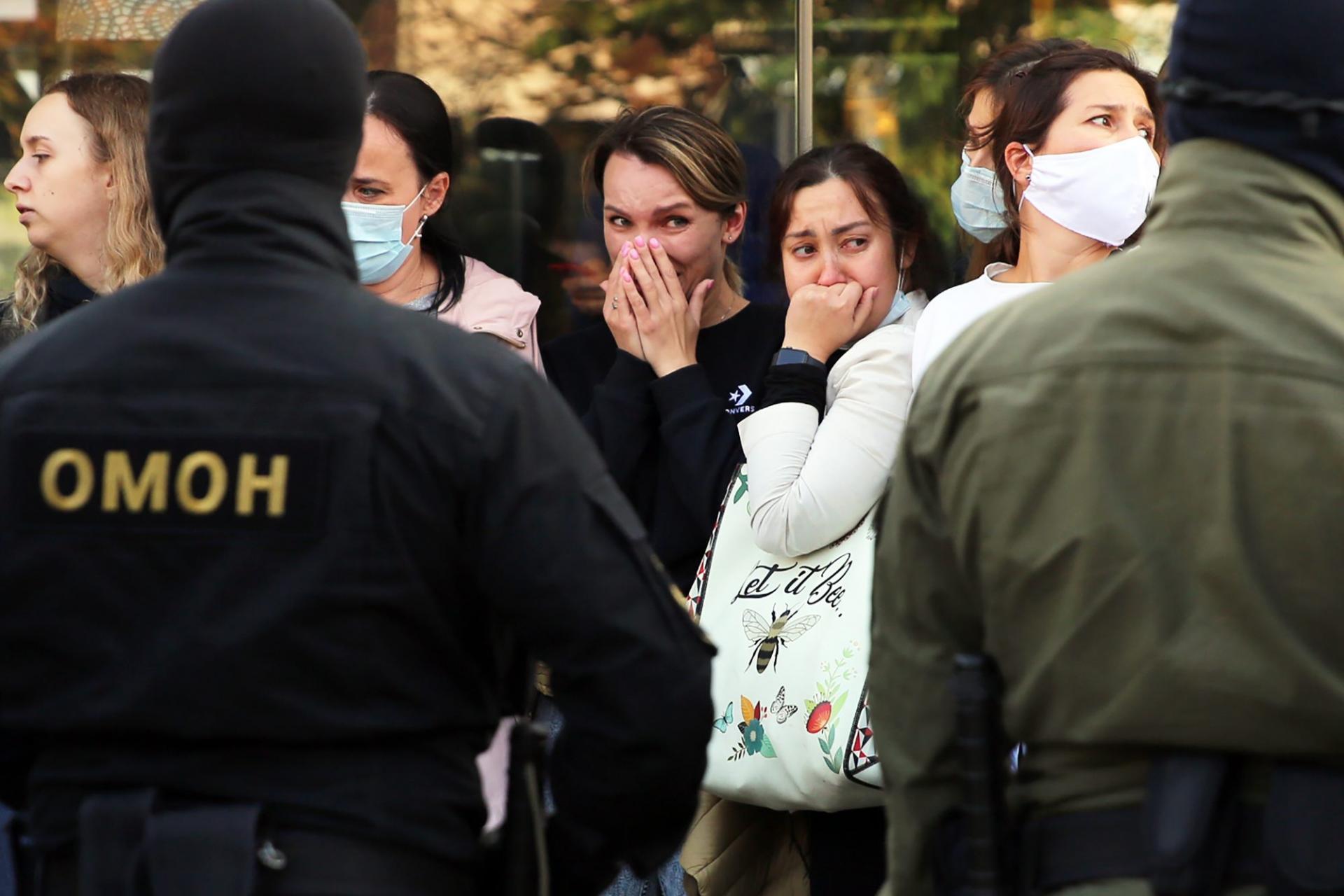 Demonstrantice u Minsku plaču - Avaz