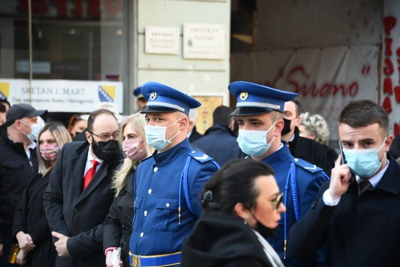 S današnjeg polaganja cvijeća - Avaz