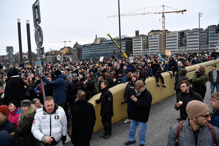 Štokholm: Stotine demonstranata na ulicama