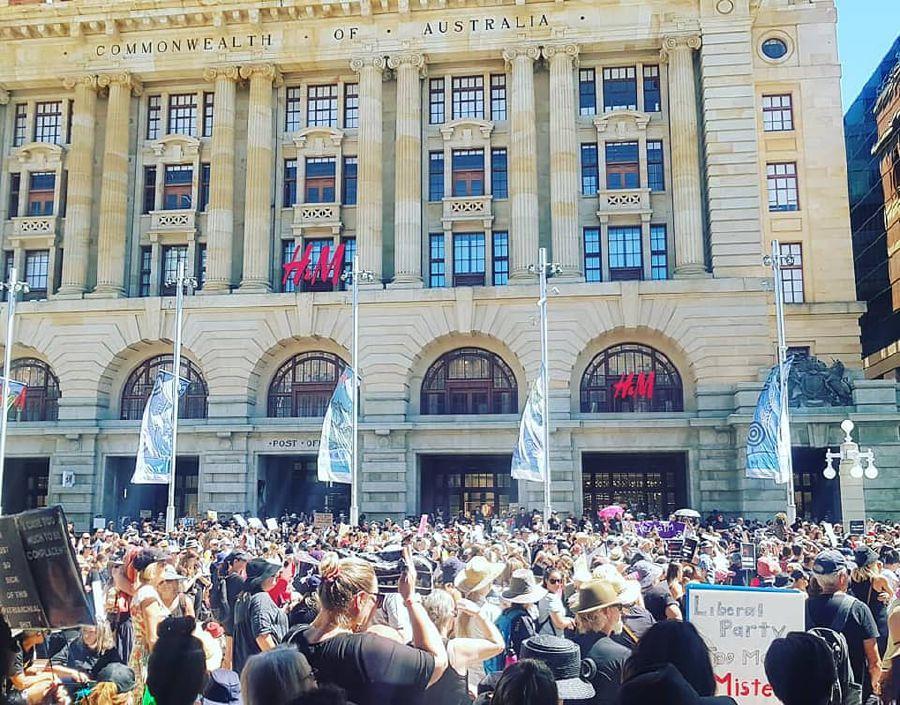 Thousands protest for gender equality as Australia-wide marches begin