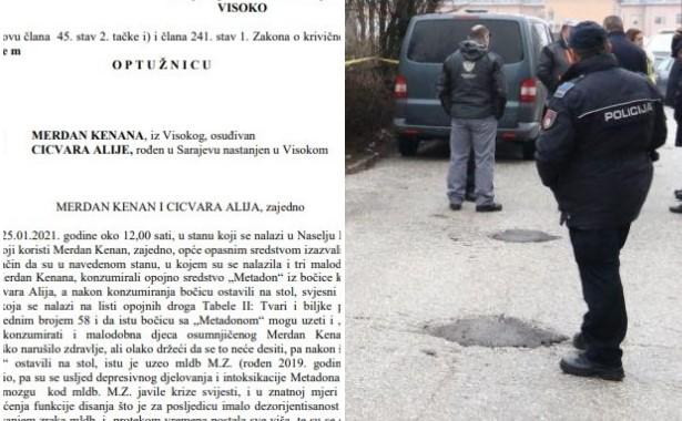 Jezivi detalji optužnice: Trogodišnji dječak popio očev metadon, ljekari ga jedva spasili