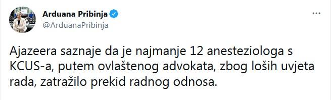 Status koji je objavila Pribinja - Avaz