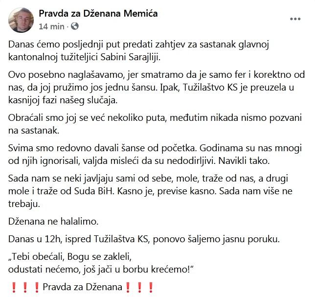 Pravda za Dženana Memića - Avaz