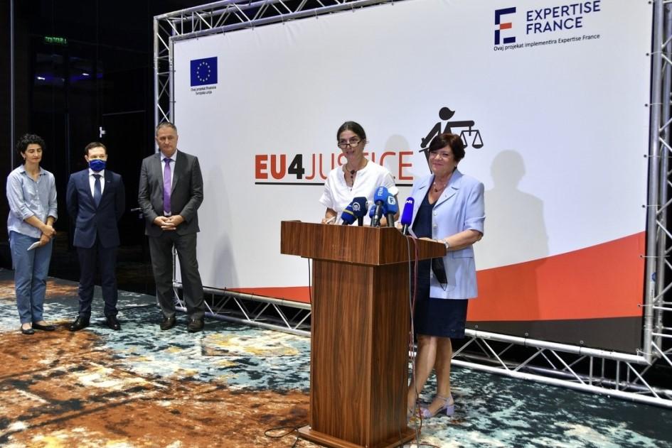 Tadić učestvovala na završnoj konferenciji projekta EU4Justice: Podrška borbi protiv organiziranog kriminala i korupcije u BiH