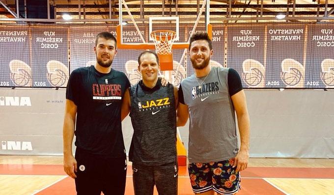 Nurkić objavio fotografiju sa treninga: Zvijezde Portlanda, Jute i Klipersa na jednom mjestu