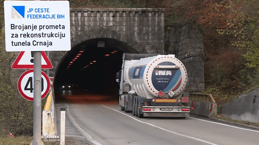 Tokom noći obustavlja se saobraćaj kroz tunel Crnaja