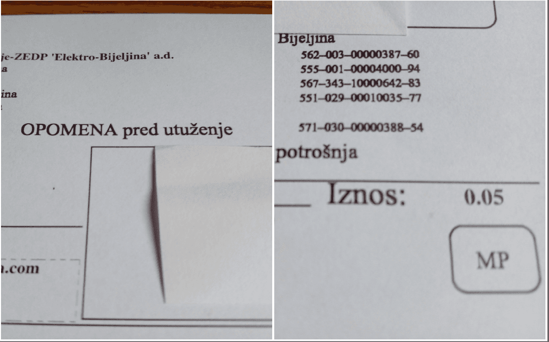 Na uplatnicama prikazani minimalni iznosi - Avaz