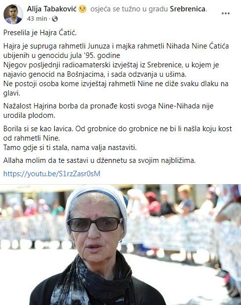 Status Alije Tabakovića - Avaz