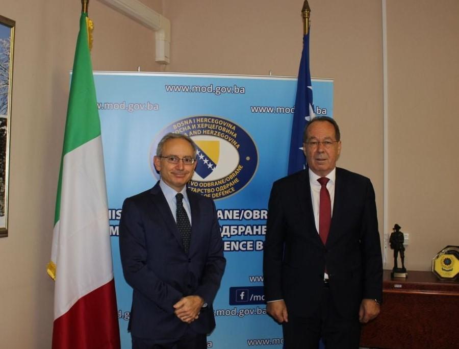 Podžić razgovarao s novim ambasadorom Italije u BiH