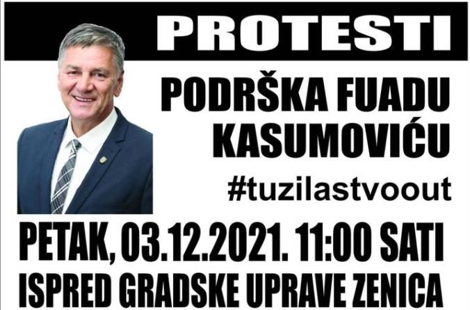 Sutra zakazan veliki protest podrške za Fuada Kasumovića