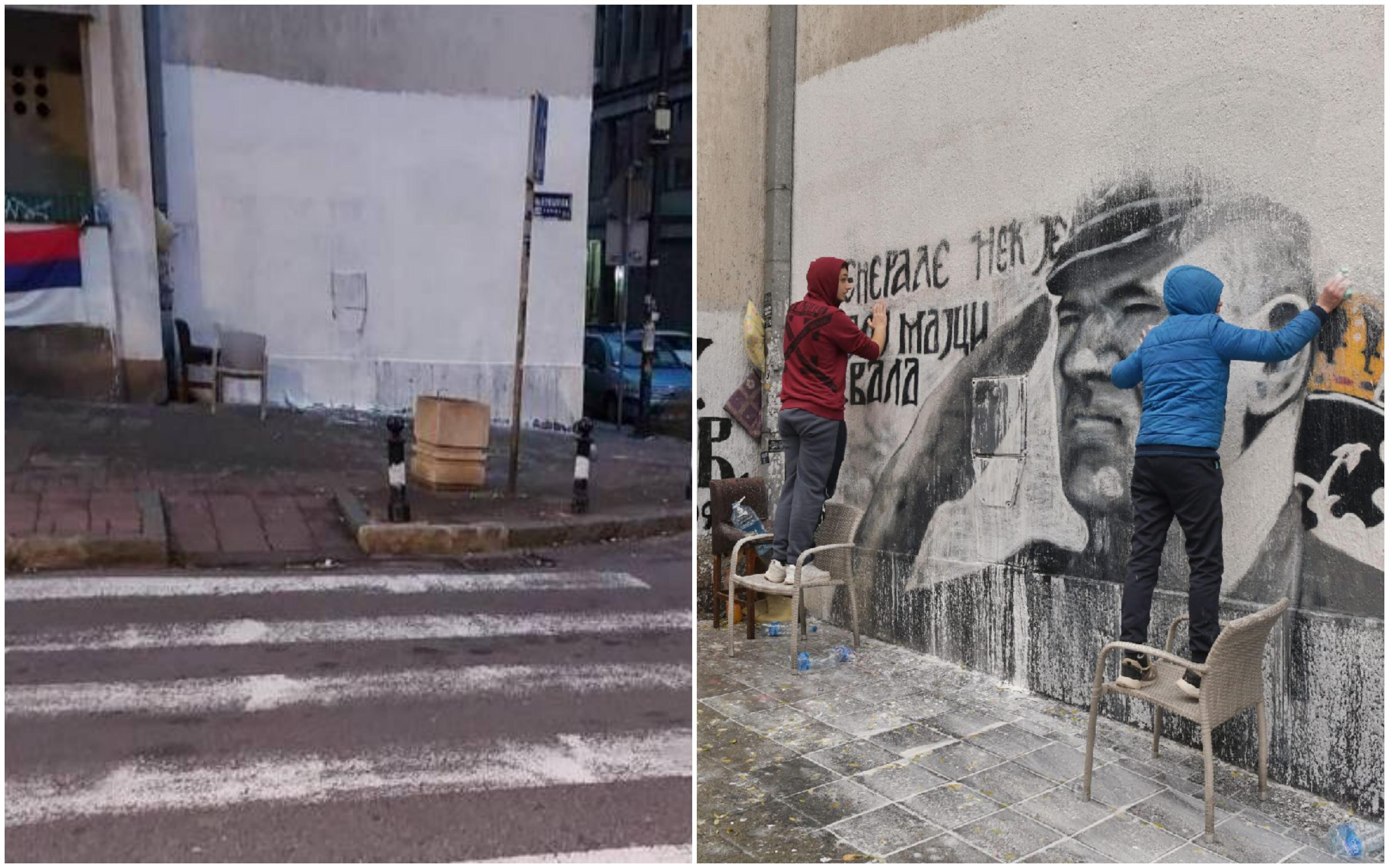 Sramni mural prekrečen, sada ga čiste - Avaz